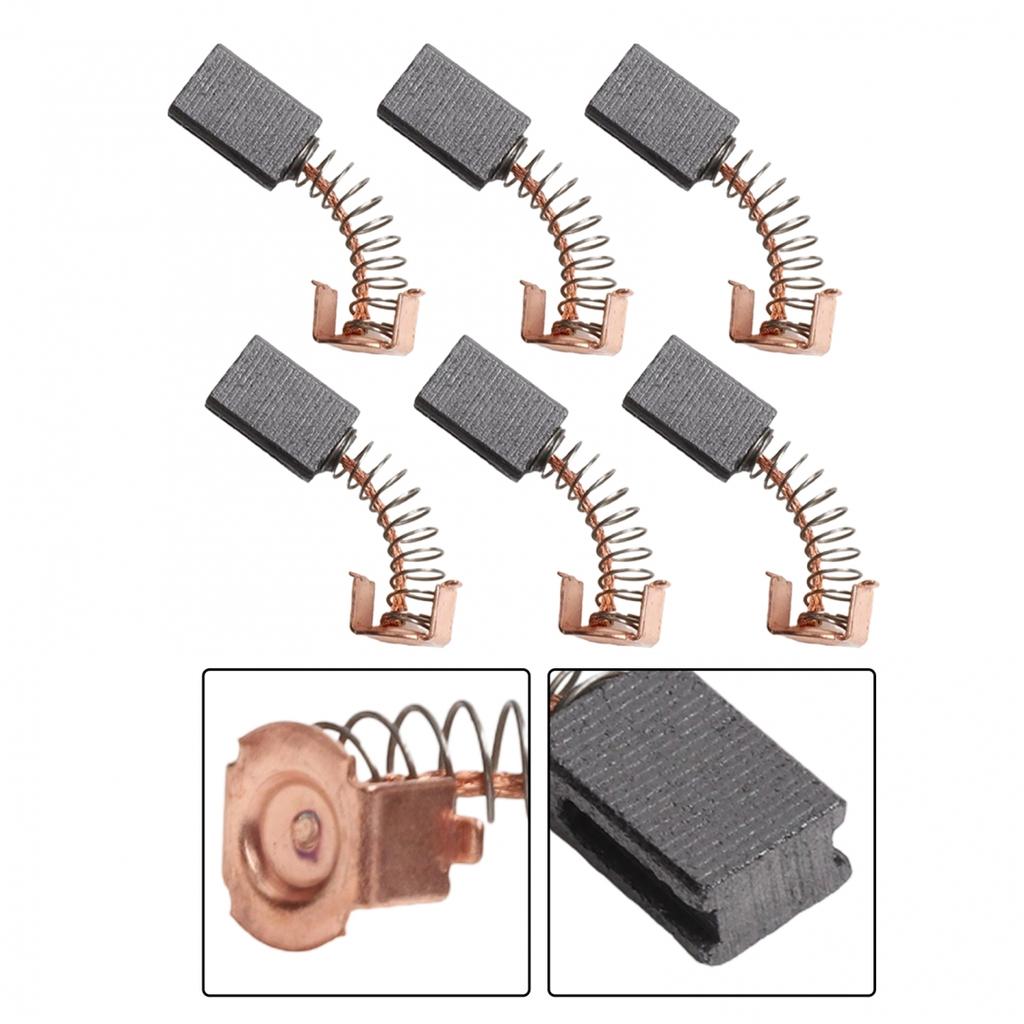 Pack of Six Carbon Brushes for PAG600 Angle Grinders Size 12 X 8 X 5mm