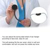 Professional Single Head Stethoscope Heart Lung Detection Echoscope Health Care Tool (Black)