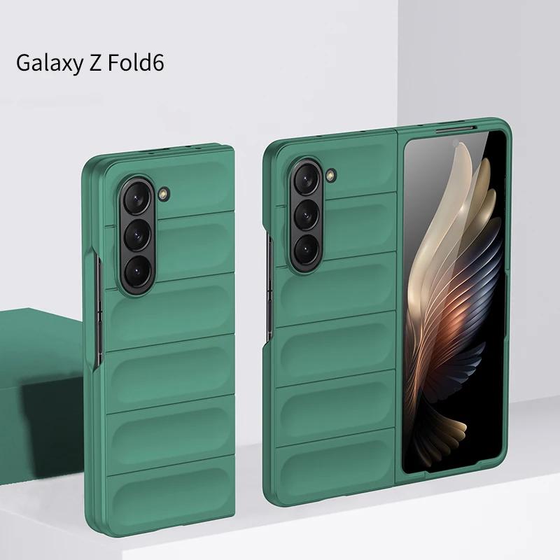 Samsung Galaxy Z Fold 3 4 5 6 7 Fold7 Fold6 2-piece Set Protect Shockproof Cover Anti-Scratch Matte Non-Slip Skin Feel Case