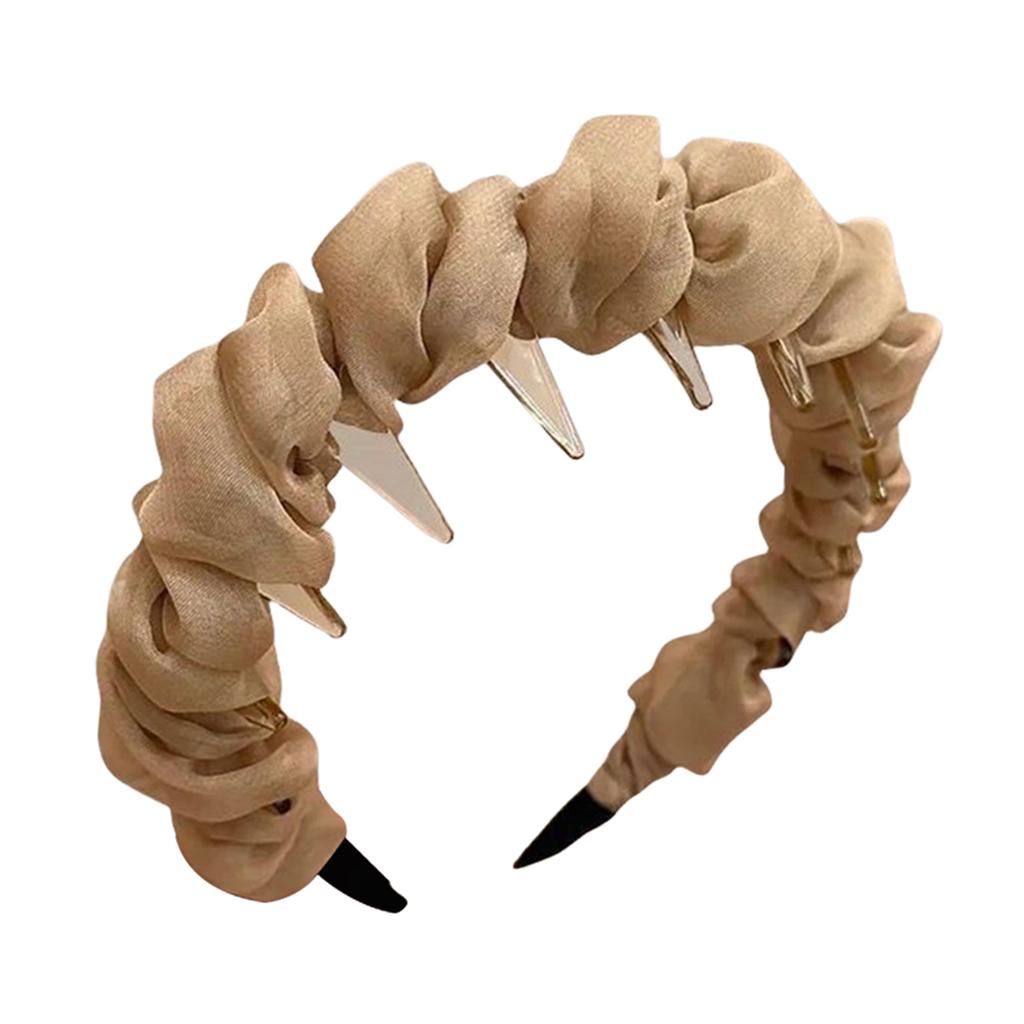 NEW High Cranium Satin Wave Headband U-Shaped Fashion Retro Hairband Non-Slip Women Hair Hoop Hair Band Accessoories Daily Use