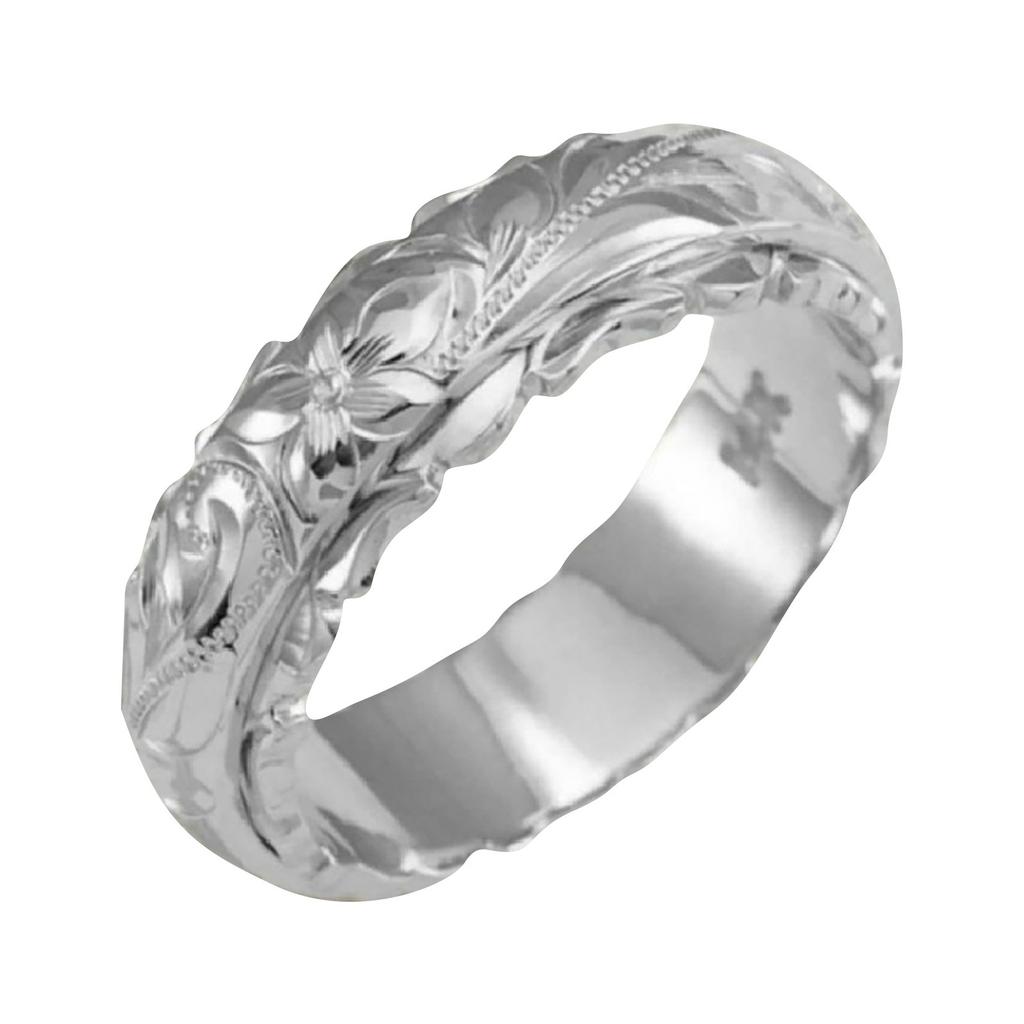 Fashion Ring Plated Suspended Carved Rose Flower Ring End Ring For Women, Tail Ring, Valentine's Day Gift