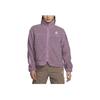 Nike Solid Color Logo Stand Collar Long Sleeve Fleece Jacket Women Jackets Violet FB8007-536