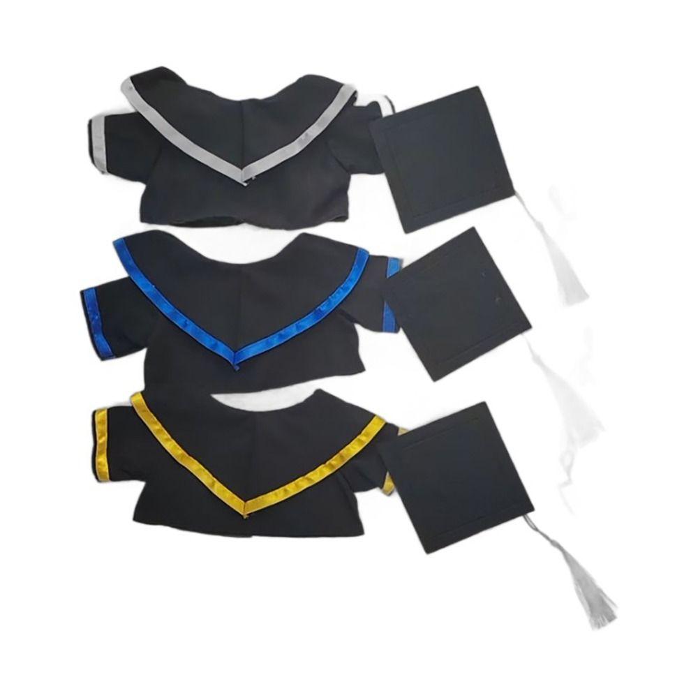 DIY-Geschenk Kleiner Abschlussanzug Mehrere Farben Stoff Abschlusskleid Abschlussbär Kleidung Bachelor-Uniform