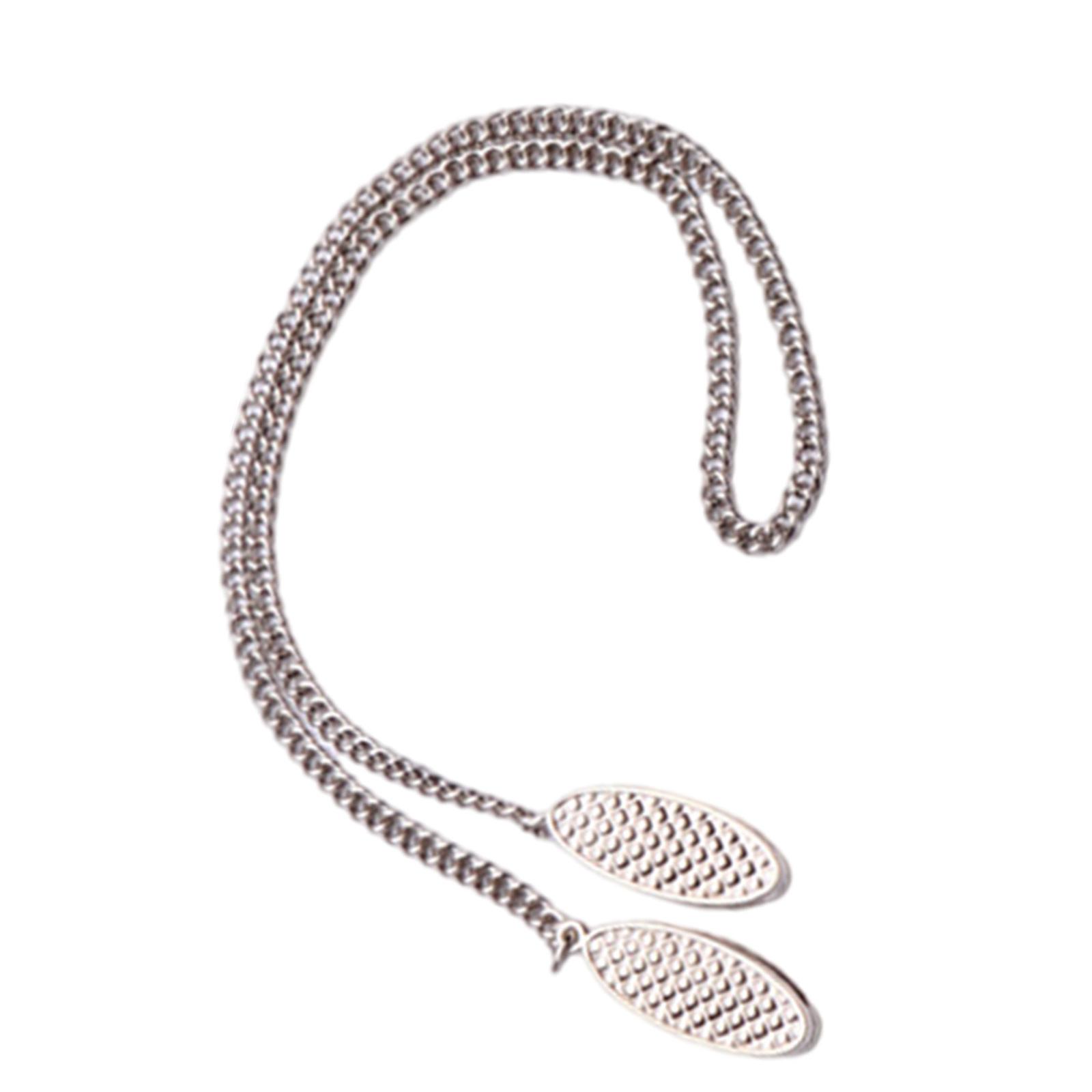 

Клипса-цепочка для очков Легкий держатель для очков Цепочка для свитера Зажим для салфетки для надежного и удобного ношения Подходит ко всему 3