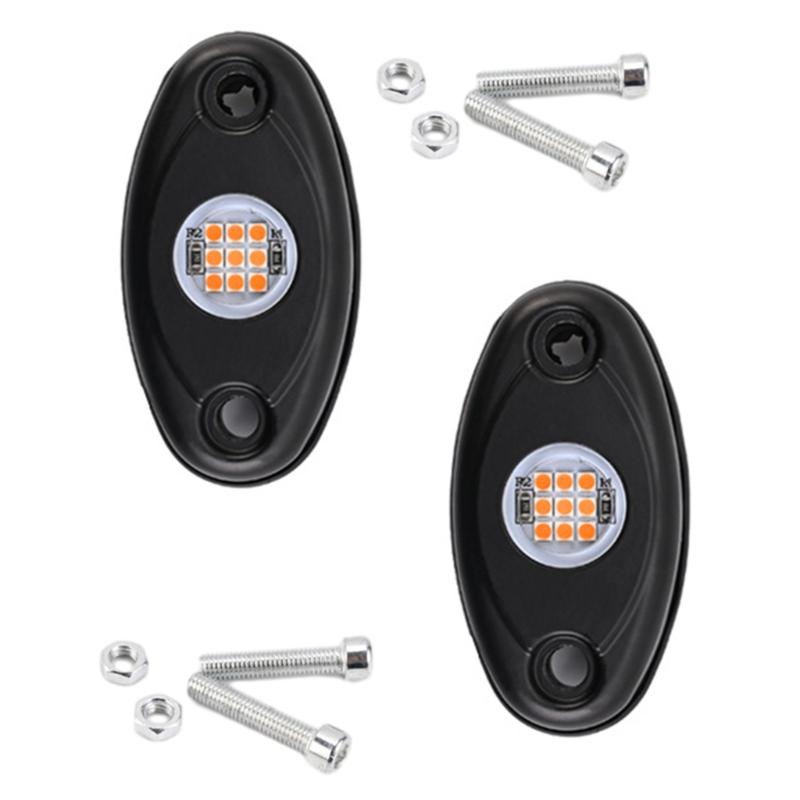 Accesorii Auto Lumini Rock LED 9 LED-uri Lumini Underglow IP67 Impermeabil Lampă Trail Rig pentru Camion Pickups