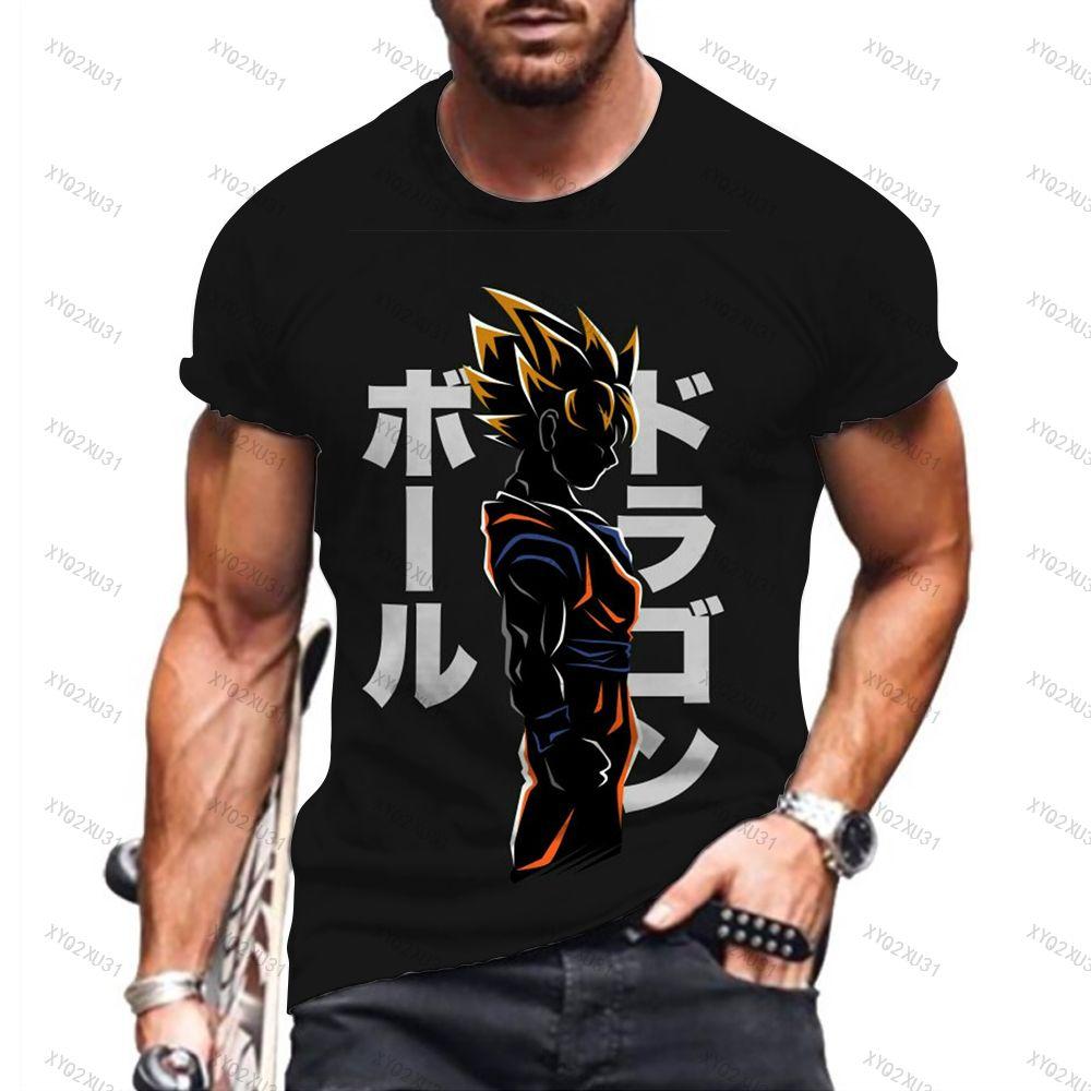 Men Clothes Dragon Ball Z T-shirt Oversized T Shirt Anime Dragon Ball T-shirts Son Goku Tops Super Saiyan Tee Boys Clothing