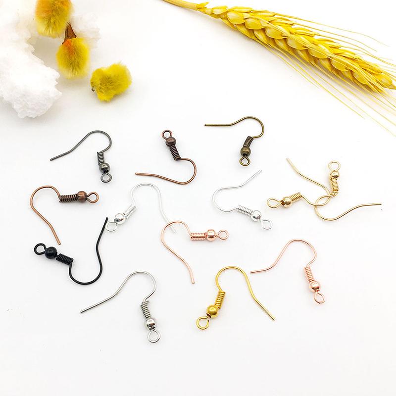 Earrings Kit Handmade DIY Jewelry Pendant Basic Accessories Big Ear Hook Blockage Single Circle for Earring Making Repair TMZ