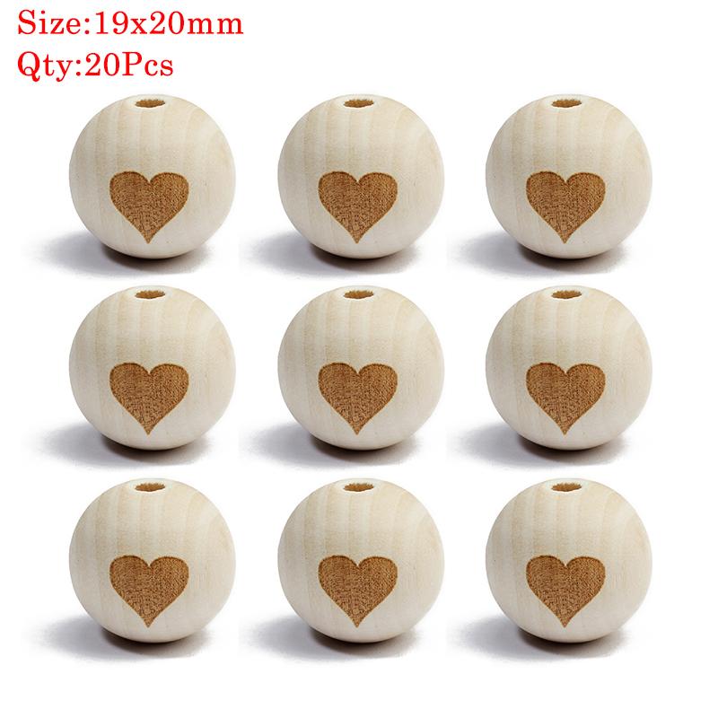 Natural Round Wood Beads Oval Loose Spacer Rosary Bead Large Hole Jewelry Bracelets Diy Unsex Charm Wholesale Supplies