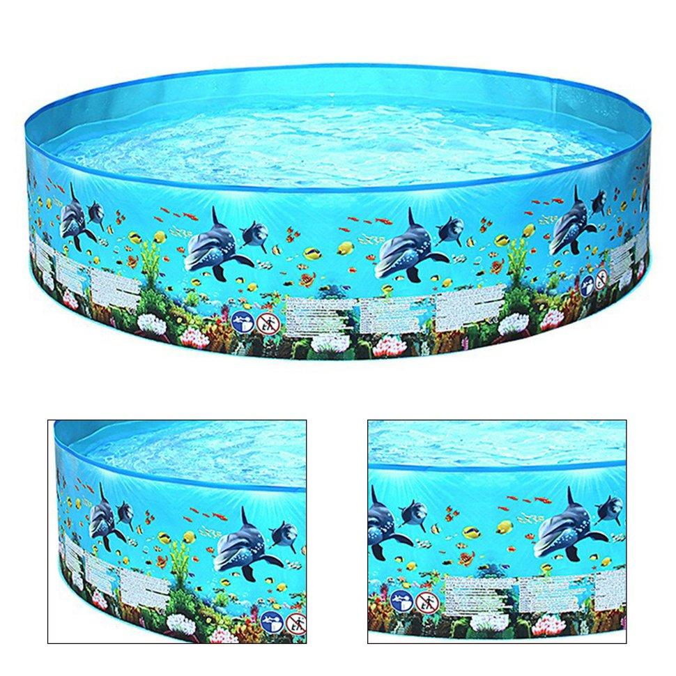 Swimming Pools Above Ground Folding Round Bathing Tub Outdoor For Adults Kids Family Pool Blow Up Pool