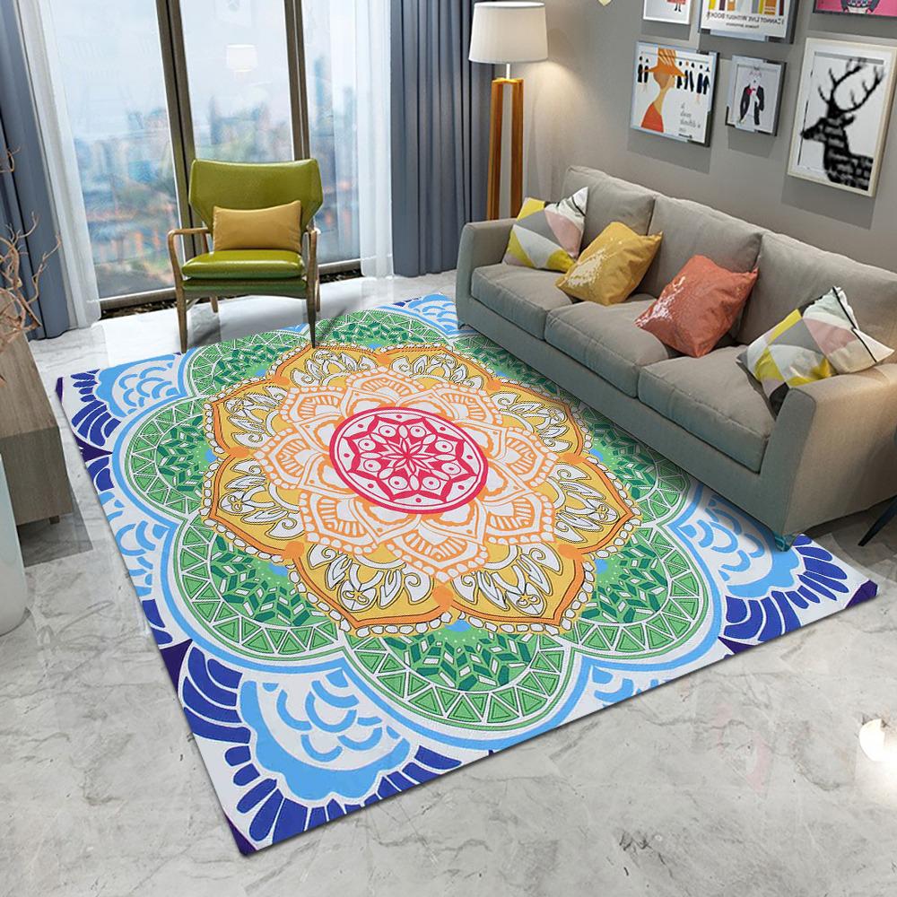 Vintage Marokkanischer Türkischer Fußabtreter Rutschfest Böhmischer Teppich für Küche Badezimmer Garten Dekoration Traditioneller Orientalischer Teppich