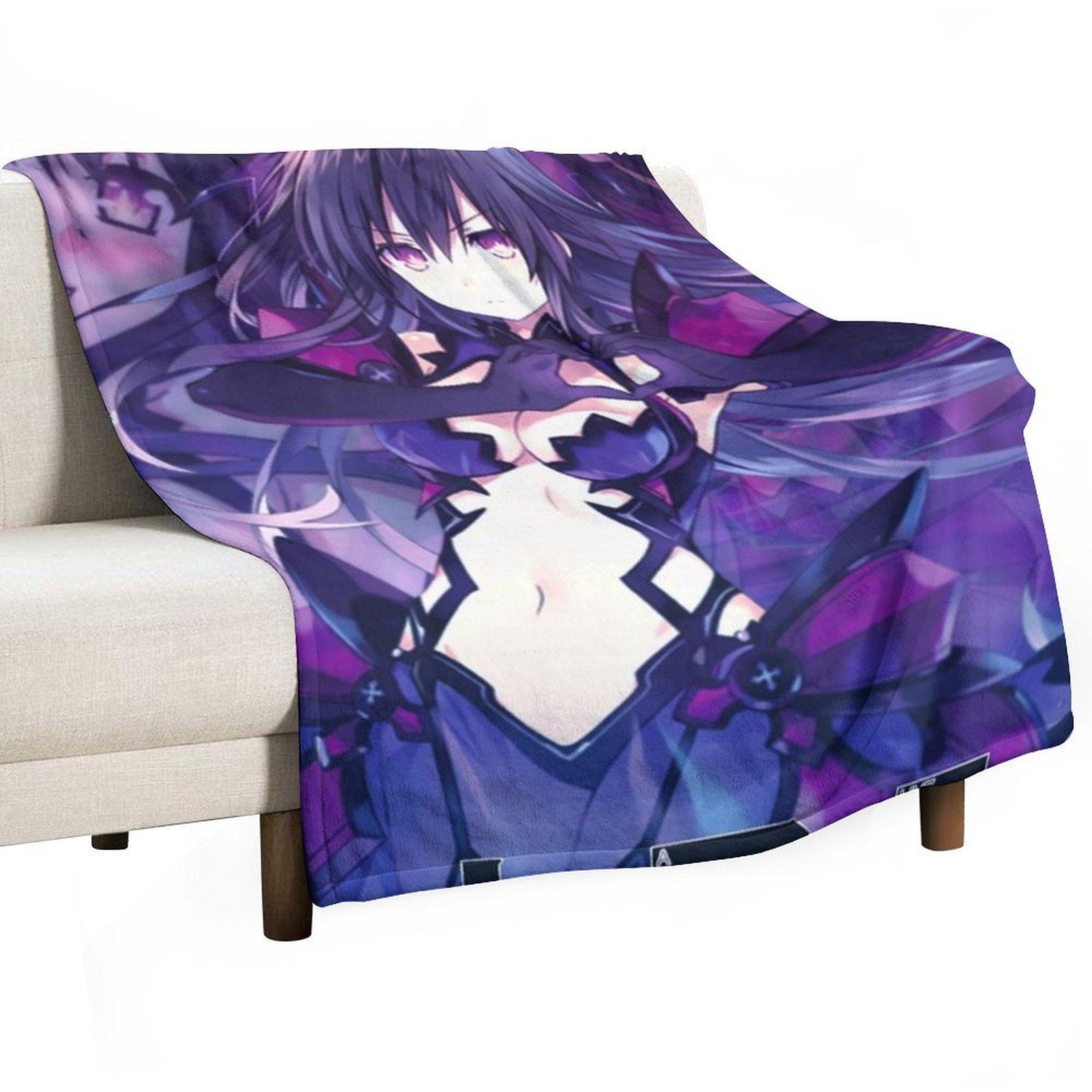 

Date A Live reverse Tohka Throw Blanket Bed linens For Sofa Thin Thin Baby Blankets 30x40in