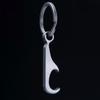 Tc4 Titanlegering Kreativ Mini Ölflasköppnare Nyckelring Med Nyckelringar