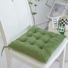 Gold Medal Crystal Velvet Chair Cushion with Straps - Thickened and Pure Color for Office Use