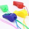 Mini Plastic Whistle Multifunction with Rope Kids Football Soccer Rugby Cheerleading Whistle Children Toys Birthday Party Gifts