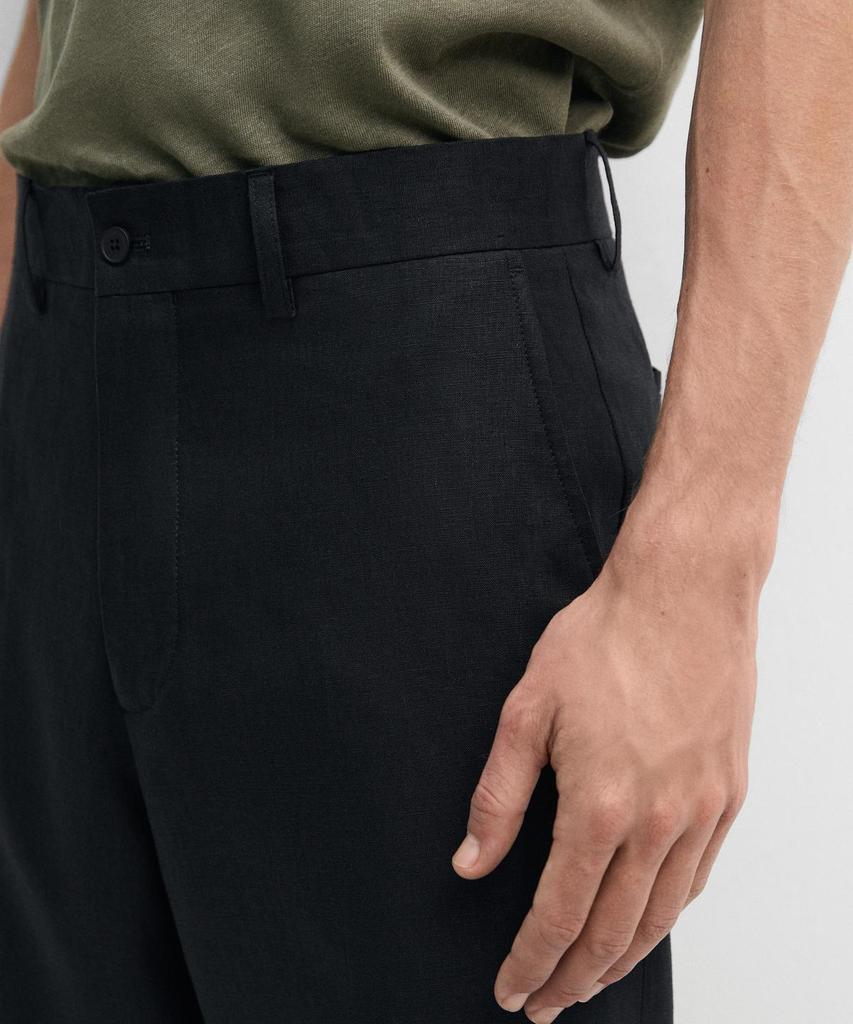 Masimodutti 100% Linen Tailored Suit Pants