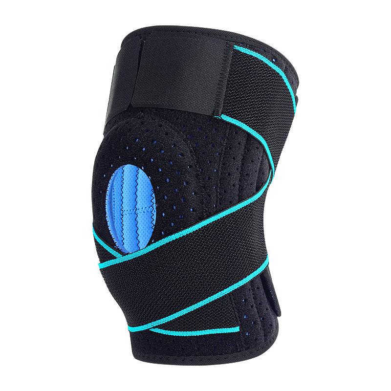 

Sports Strap Knee Pads Silicone Pressurized Men s and Women s Running Meniscus Summer Basketball Mountaineering Knee Pads Knee Pads one size
