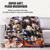 Heißes Japan Anime Dragon Ball Decke Cartoon Weiche Flanelldecke für Betten Schlafzimmer Sofa Picknick, Überwurfdecke Outdoor Freizeit Geschenk