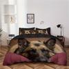 Shepherd Dog 3d Printed Bedding Set Cute Animal Style luxury Duvet Cover Soft Comfortable Home Textile Polyester Quilt Cover Set