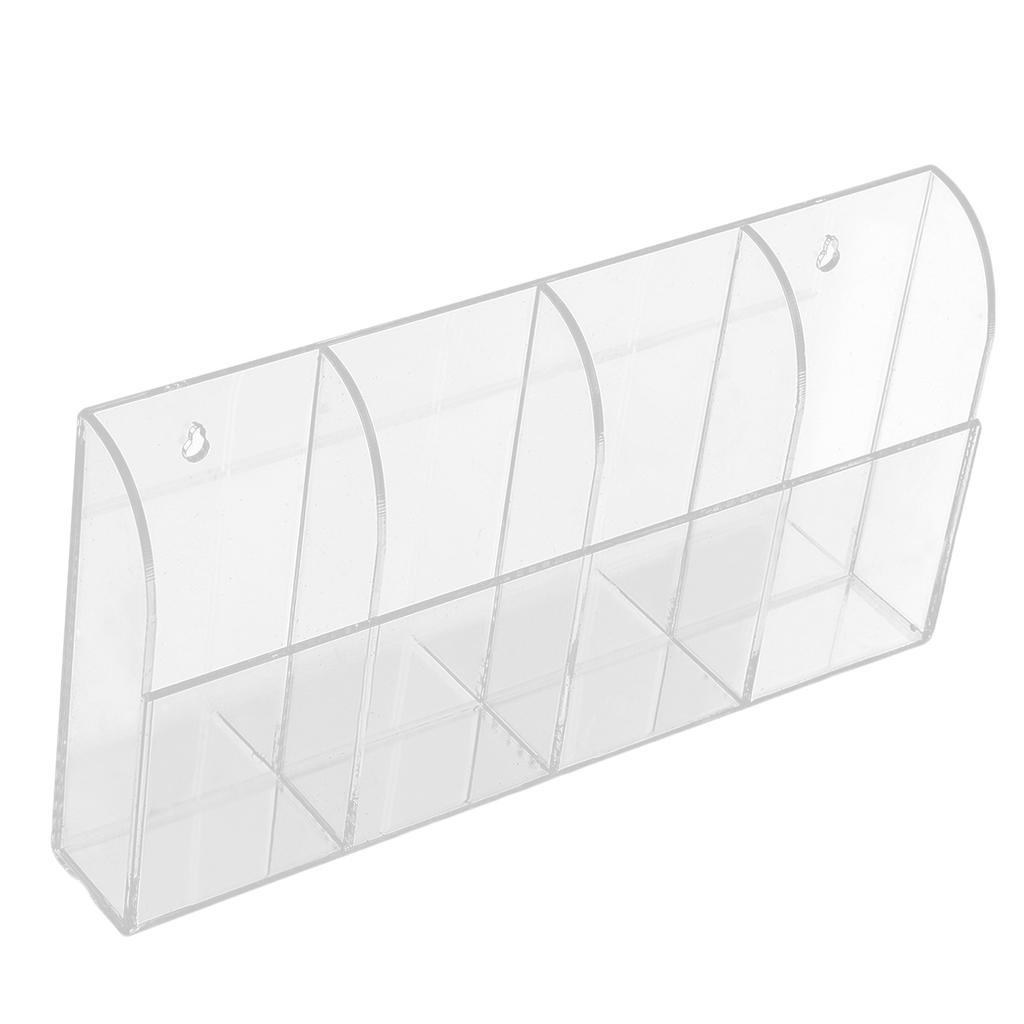 Acrylic Air Conditioner Remote Control Holder Case Storage Box Wall Mount