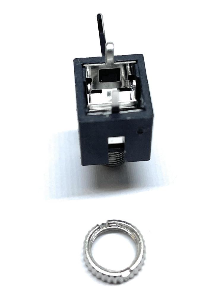 Mono Audio Jack PJ398SM Compatible with Nut of 3.5mm (PJ301M-12, WQP518MA, Connector) (Pack 500)