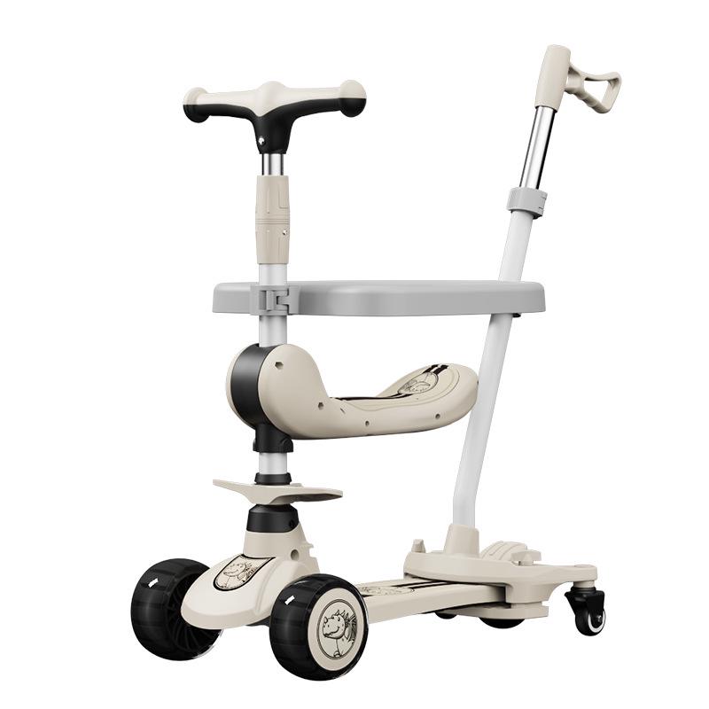 Skládací dětská koloběžka pro věk 1-6 let - Perfektní narozeninový dárek