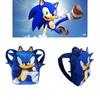 Szkolny plecak 3D Sonic The Hedgehog dla dzieci Kolorowy wzór Idealny dla fanów gier wideo!