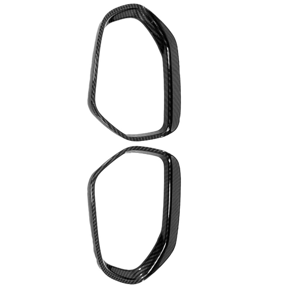 Rear View Mirror Rain Cover Trim For Toyota Camry 2018- Rear View Mirror Rahield Visor Rain Blocker Eyebrow Cover Trim углеродного волокна черного