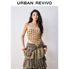 UR Women's Floral Slim Fit Bandeau Top