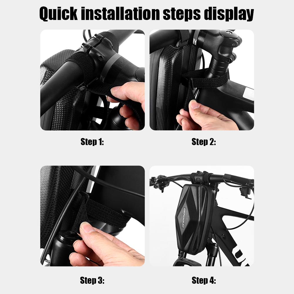 1-5L Electric Scooter Front Bag for Xiaomi M365 PRO 2 Hard Shell Bags Waterproof Handlebar Hanging Bag Storage for Kugoo M4