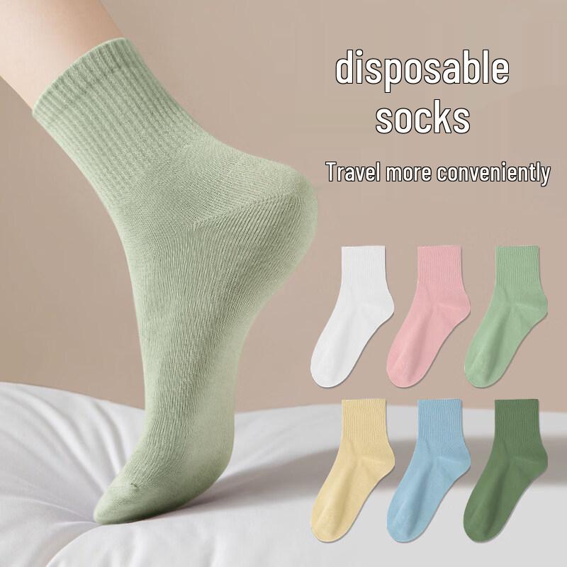 Women s Disposable Travel Cotton Socks