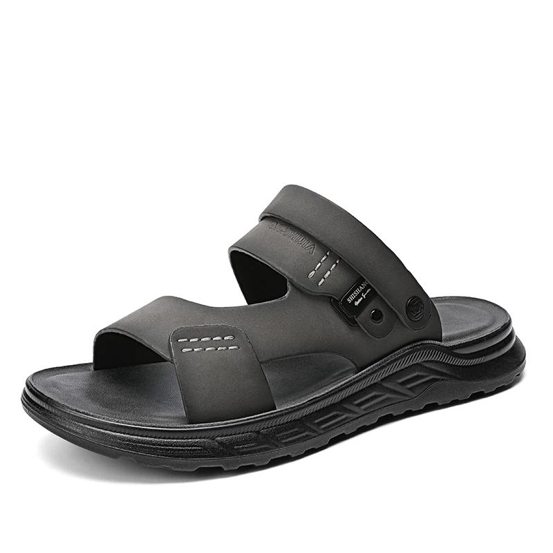 Sandals Summer Men's Casusal Outdoor Dual-purpose Slippers Breathable Anti Slip Waterproof Soft Sole Beach Shoes Driving Sandals