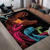 Dinosaur Pattern Room Decor Area Rug, Non-Slip Bedroom Yoga Mat, Pography Props Outdoor Carpet, Kids Birthday Gift Decor