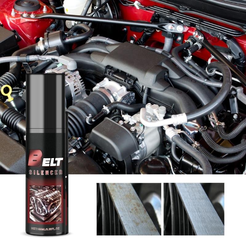 100ml Automotive Belt Noise Reduction Stops Squeaks Prevents Wear Belt Dressing Sprayer Engine Belt Silencers