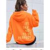 2025 European and American Trendy Fashion Multi-color Letter Print Versatile Casual Long Sleeve Loose Fit Hooded Sweatshirt