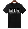 Zomer 2020 Steen Papier Metaal T-shirt Heavy Metal Band Hip Hop Tops T-shirts Harajuku Korte Mouw Coole T-shirt Voor Unisex Vrouwen