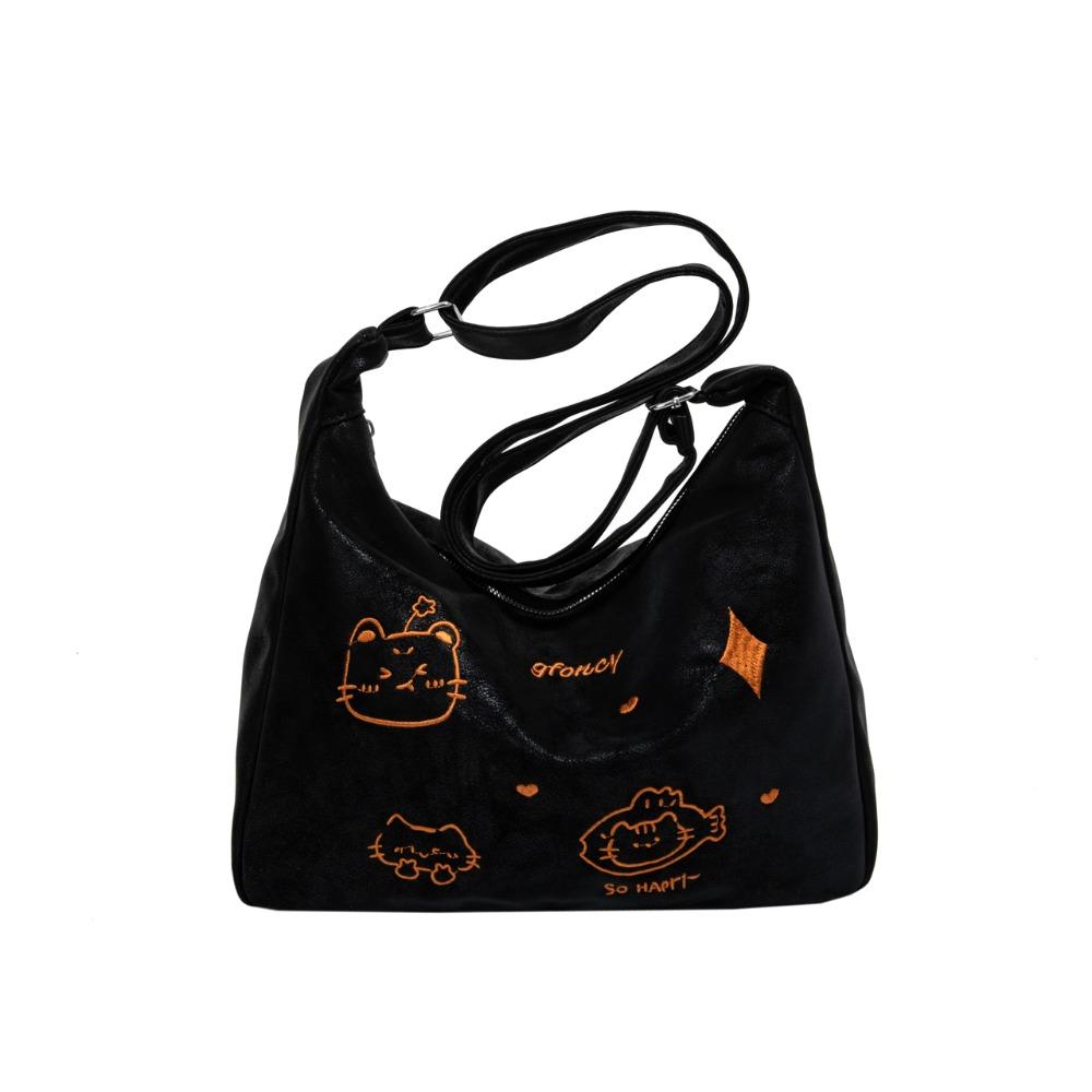New Trendy Crossbody Messenger Bag Large Capacity Cartoon Commuting Bag  Versatile