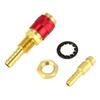 2Pcs 8mm Water Cooled & Gas Quick Connector Fittings for Mig TIG Welding Torch - M8 Hose Adapters