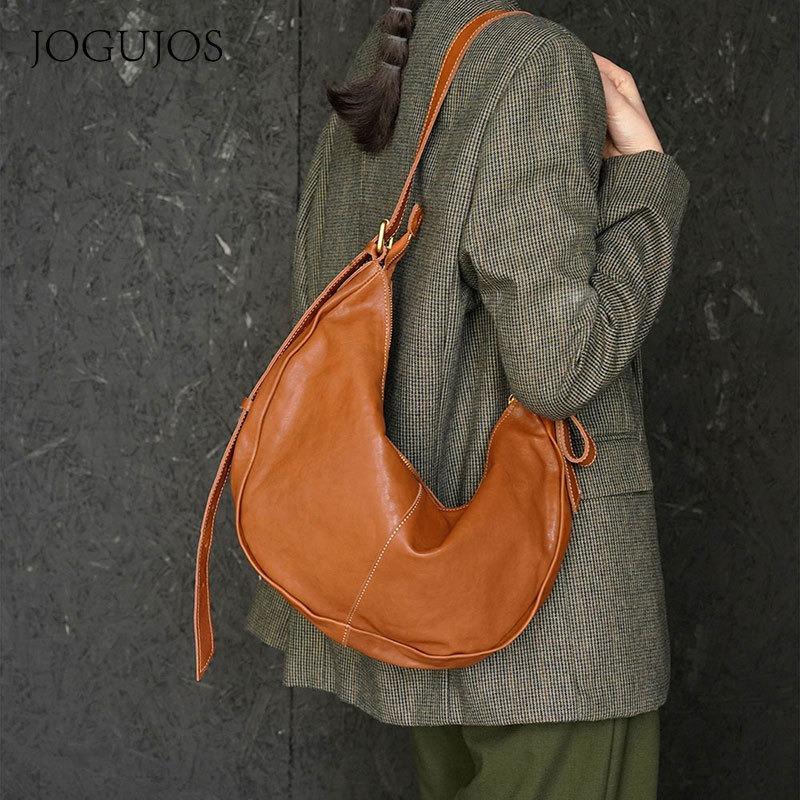 

Весенняя новая сумка-подмышка из кожи растительного дубления, женская сумка, нишевая, высококлассная, сумка-круассан, многофункциональная женская сумка-мессенджер