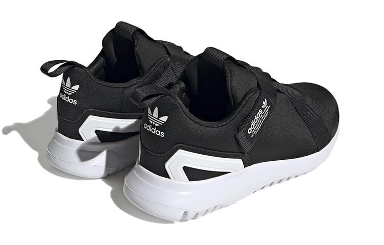 adidas Originals Flex Collection 2.0 Low Top Sports Casual Shoes Black White Kids' HQ6063