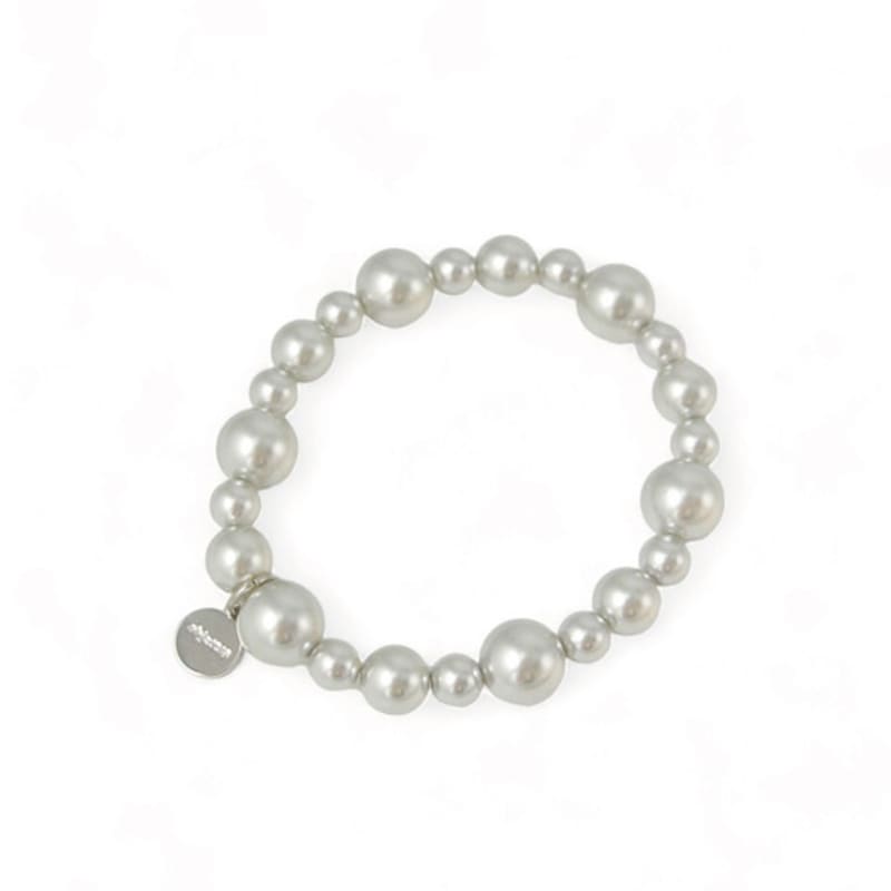 objet213 Bubble Metallic Silver Bracelet