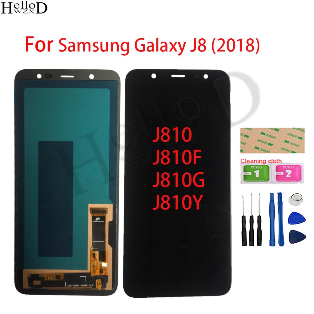 Buy TFT LCD For Samsung Galaxy J8 2018 J810F J810M SM-J810F J810M LCD ...