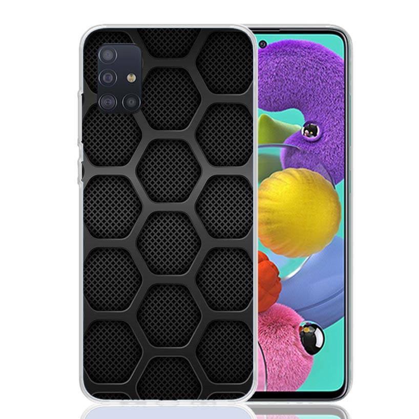 Forged Carbon Pattern Phone Case for Samsung Galaxy A52 A51 A50S A12 A22 A32 A72 A10S A30S A31 A71 Note 20 Ultra 10 Plus S10 Gal