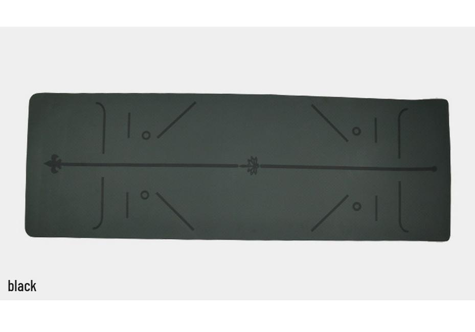 Yoga Mat with Soundproofing, Non-Slip Sports Floor Mat for Indoor Use, Includes Posture Guidance, Ideal for Jump Rope and Other Exercises