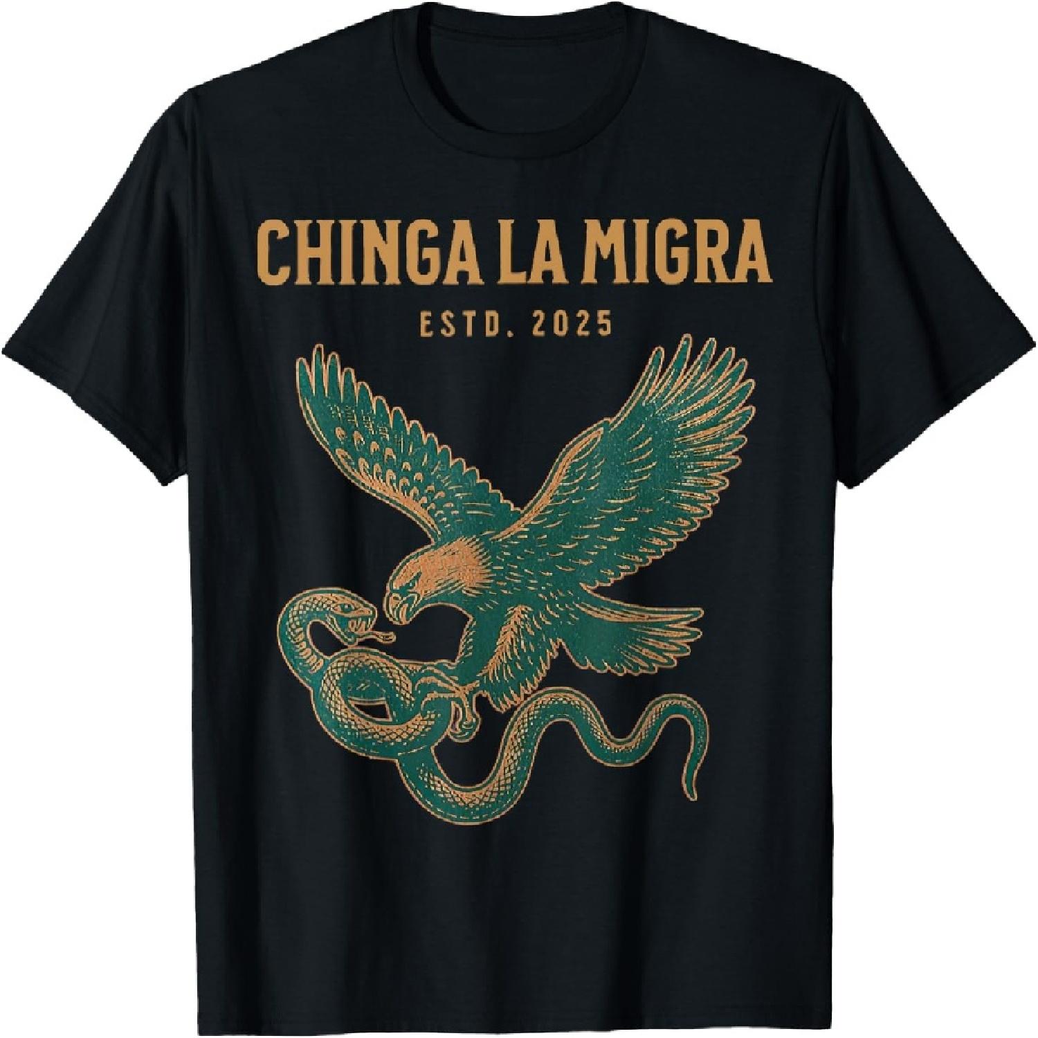 Chinga La Migra Pro Immigration Fascism Human Rights T-Shirt(1) XXXXXL разноцветный