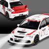 1:32 Lancer Evolution EVO HHigh Simulation Diecast Metal Alloy Model Car Sound Light Pull Back Collection Kids Toy Gifts