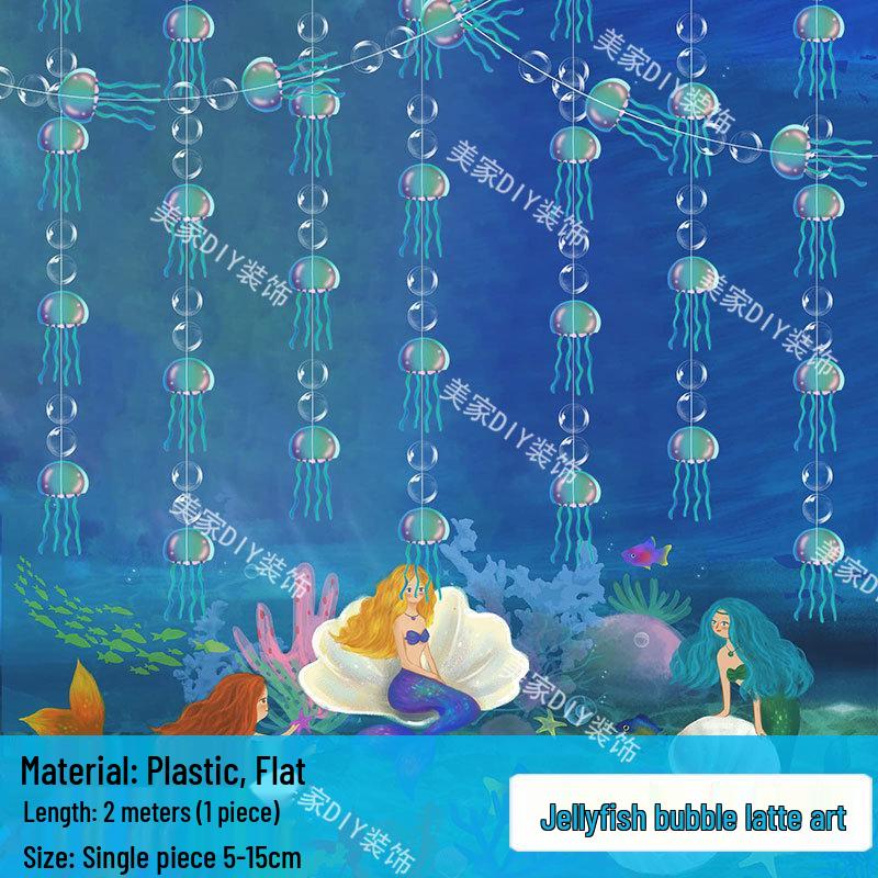 Ocean-Themed Jellyfish Hanging Decorations for Kindergarten Summer & Back-to-School
