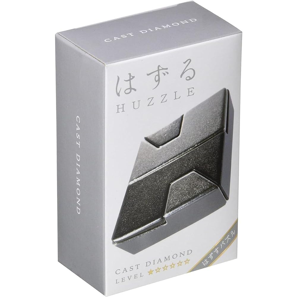 Hanayama Cast Diamond Puzzle Level 1 Brain Teaser Game 3D Puzzle Toy