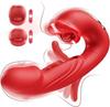 G Spot Vibrators with Clitoral Stimulation for Women with 5 Tongue Licks 7 Vibration Modes 7 Stroke Modes Dildo Vibrator Sex for Women