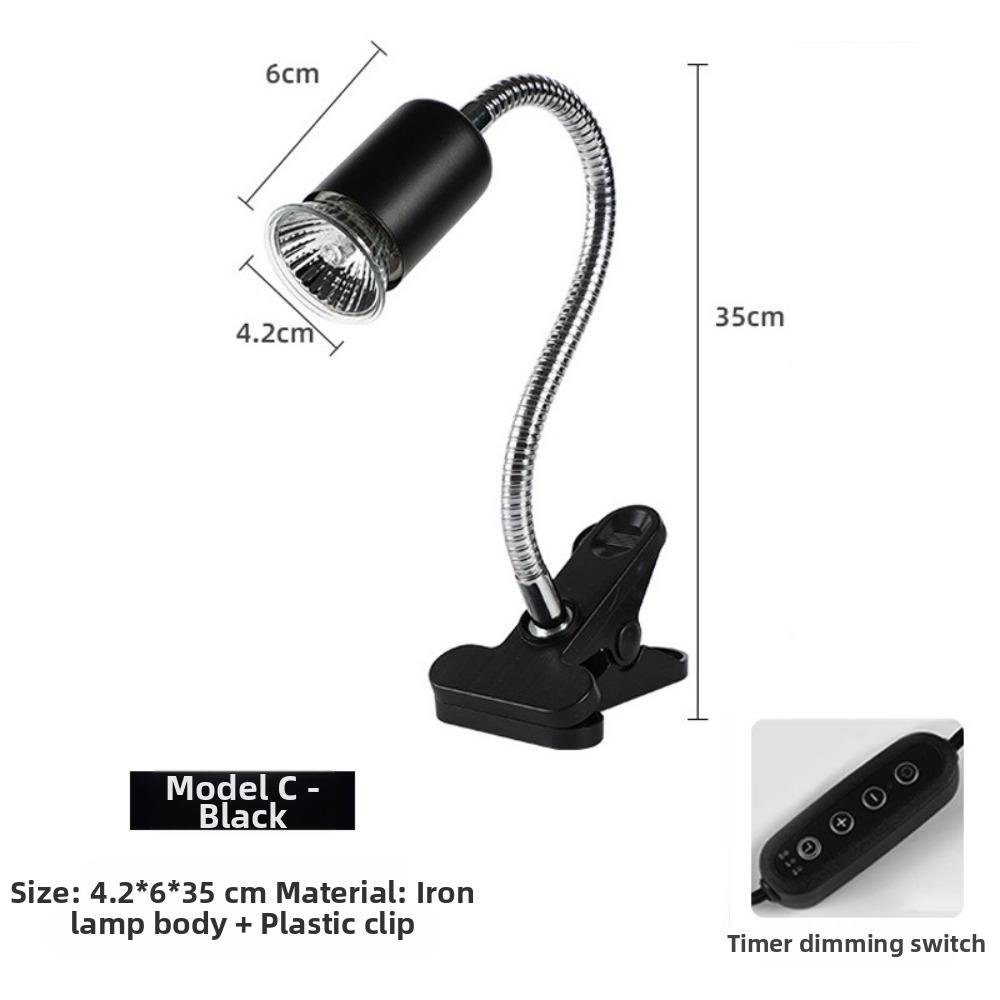 Simulated Sunlight Reptile Heat Lamp Clamp Design Terrarium Heat Light  For Lizard EU