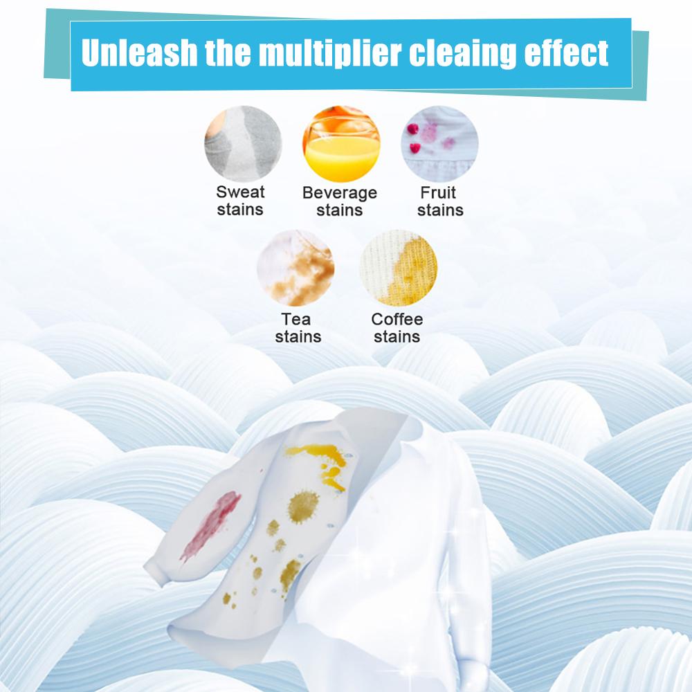 Laundry Tablets Concentrated Laundry Washing Sheet Laundry Detergent for Washing Machines Laundry Bubble Paper
